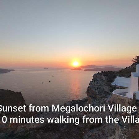 Aidos Villa Santorini Megalochori  Ngoại thất bức ảnh